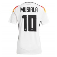 Camisa de time de futebol Alemanha Jamal Musiala #10 Replicas 1º Equipamento Feminina Europeu 2024 Manga Curta